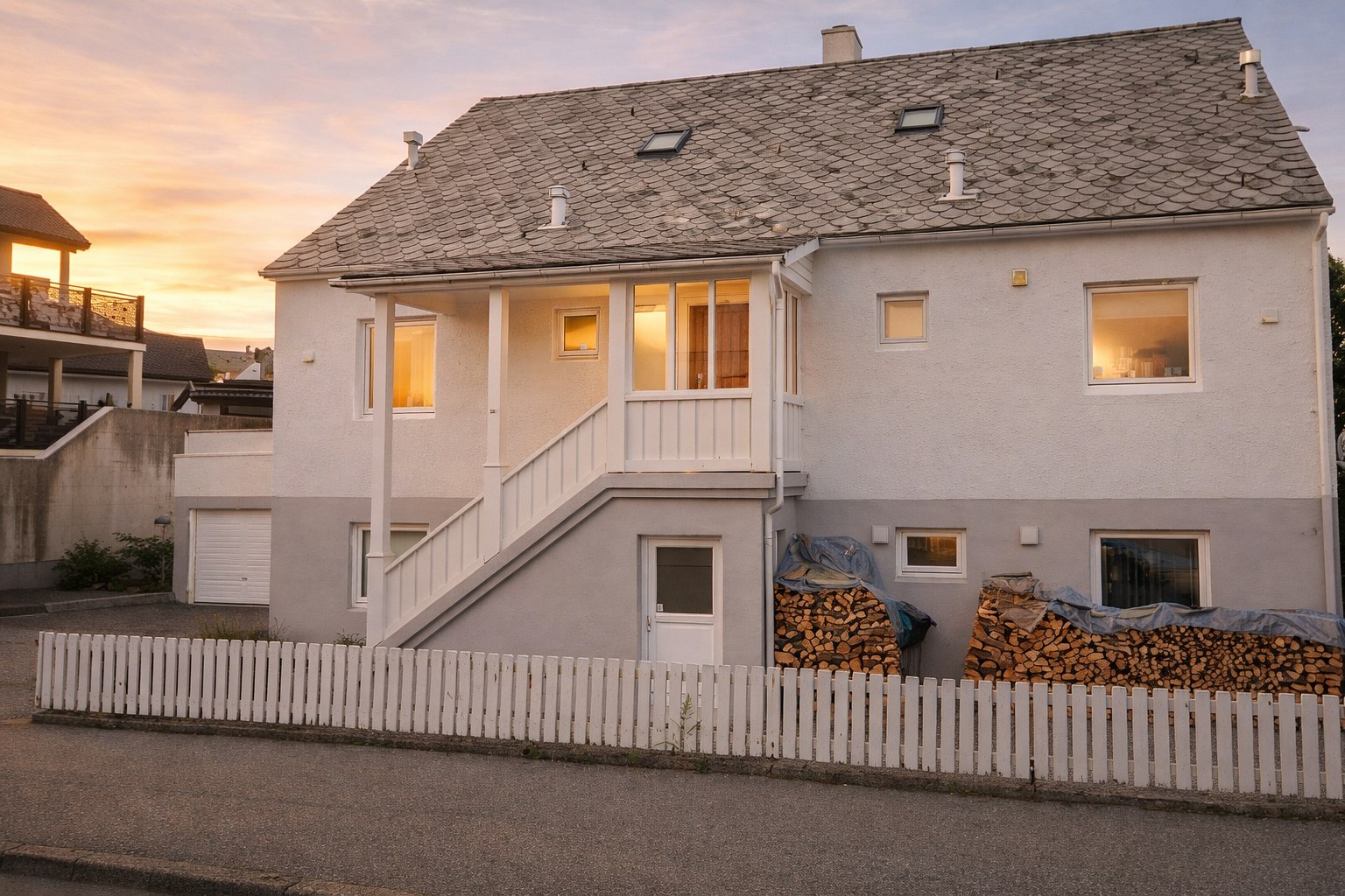 Fotografia imobiliaria depois da melhoria com acabamento premium